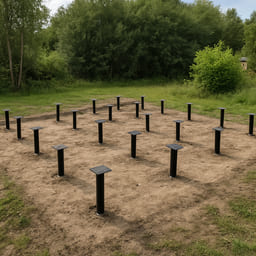 Свайный под каркас 8×10 (винтовые)